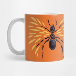 Abstract Winged Ant Insect Mug